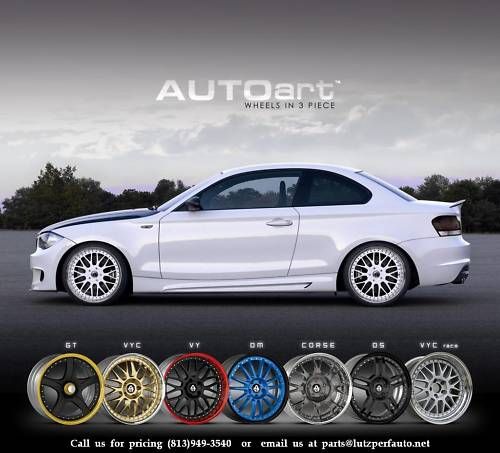 17 inch 3 Piece Autoart Wheels VW BMW Porsche Lexus