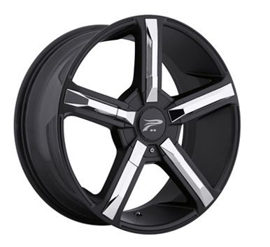 Dynasty Black 5x115 5x110 w 40 Offset 499 7710B 40 Wheels R