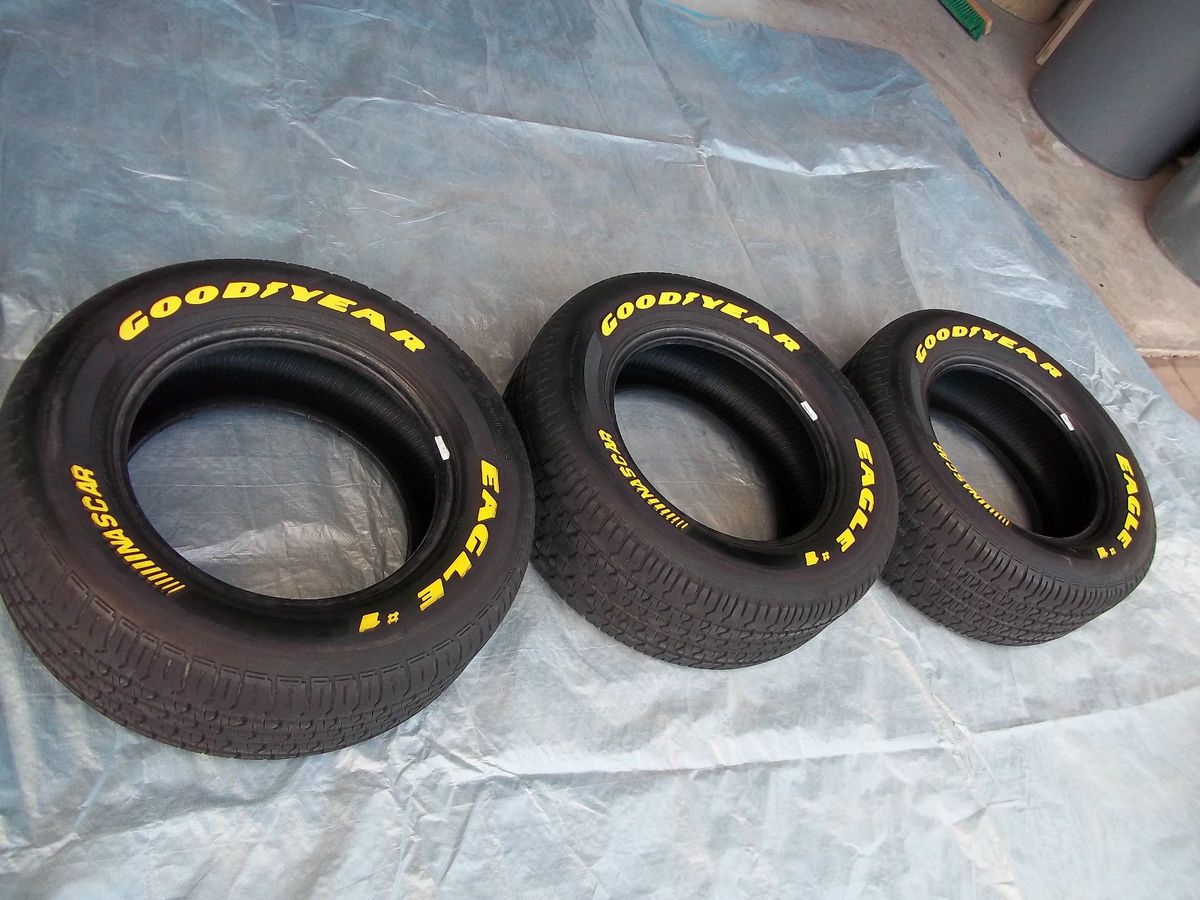 Goodyear Eagle 1 NASCAR Edition Yellow Walls