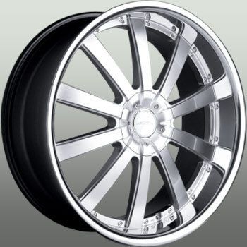 Ace Executive 5x112 ET25 Hypersilver w SS Lip Wheels 4 New Rims