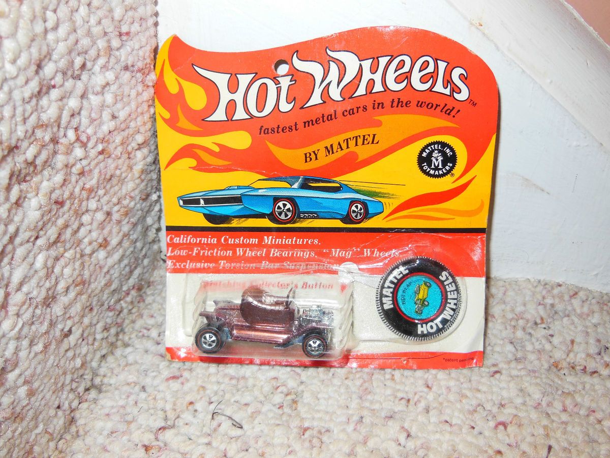 Old Hot Wheels Red Line Hot Heap Car Mint Blister Pack Mattel