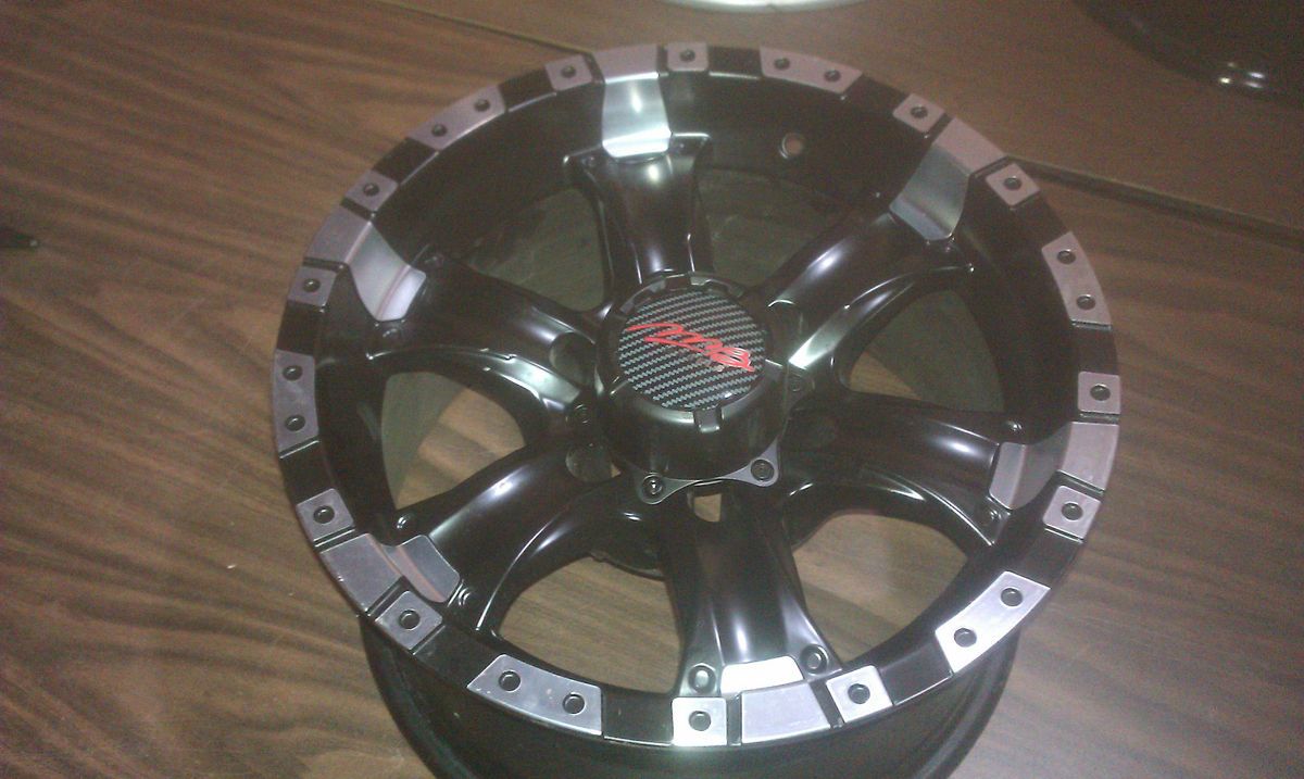 Chaos Black Machined 16x8 5 6x5 5 6x139 7 Wheel Rim Chevy