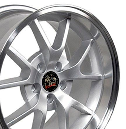 18 Rim Fits Mustang® FR500 Wheel Silver 18x10