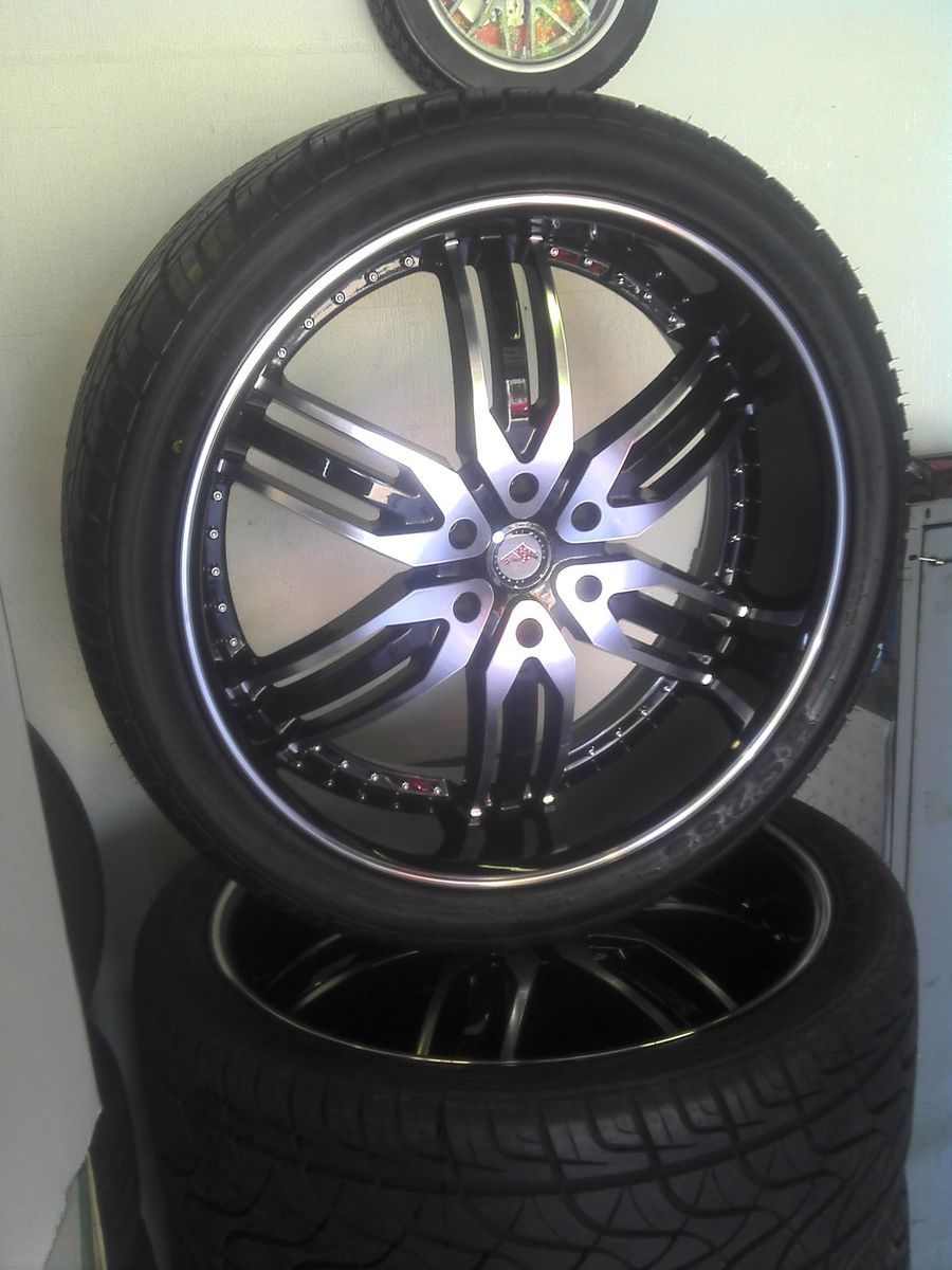 24 inch F 5 125 Suburban Rims and Tires