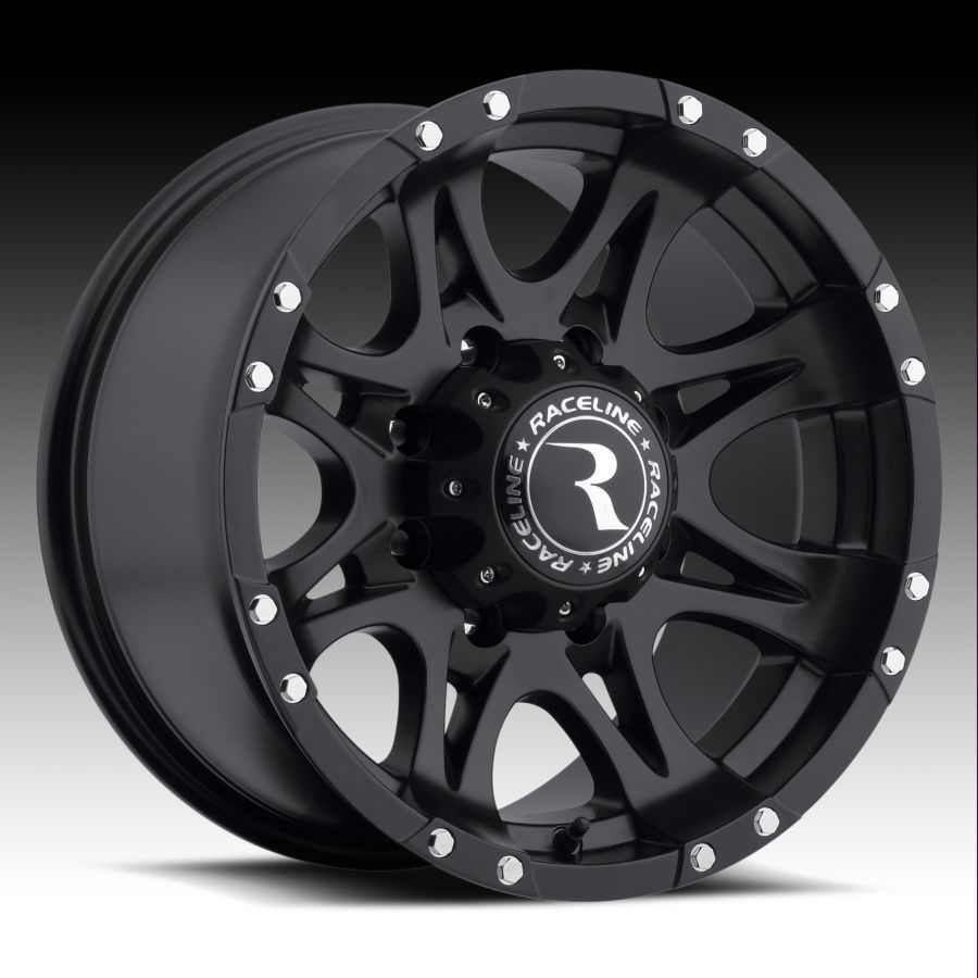 18 Raceline Raptor Rims Wheels Black 18x9 6x5 5 6x139 7 6