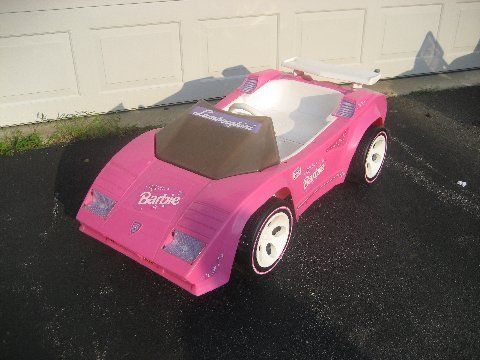 Power Wheels Barbie Edition Lamborghini Complete RARE on PopScreen