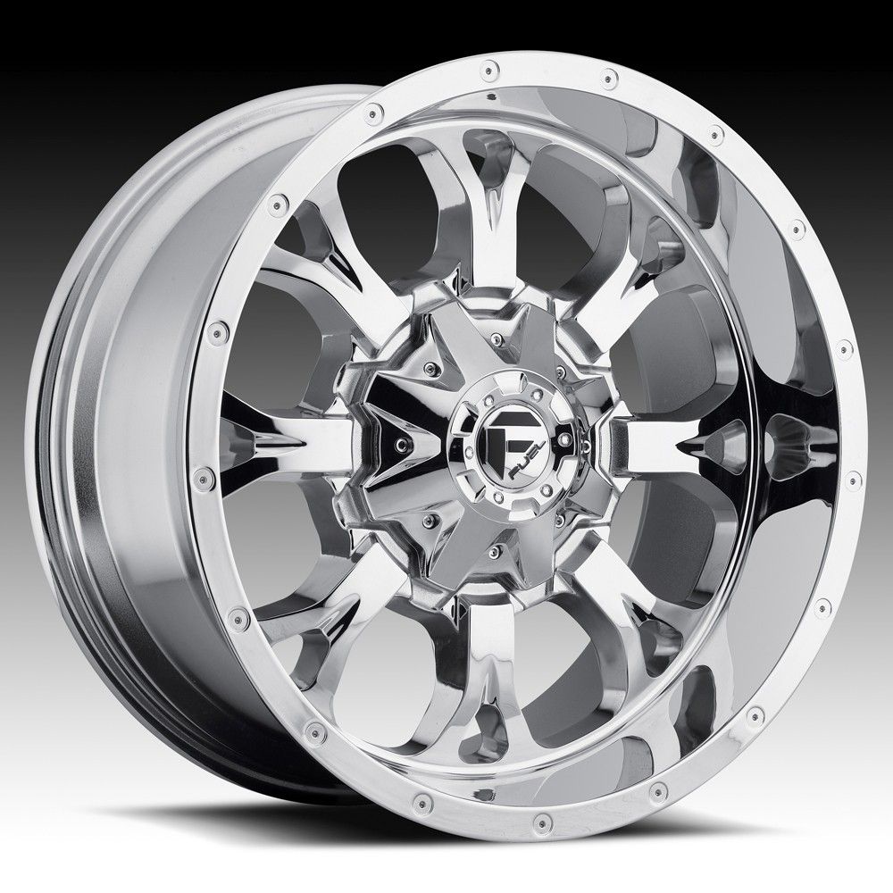 20 inch 20x12 Fuel Krank Chrome Wheel Rim 8x170 Lifted F250 F350