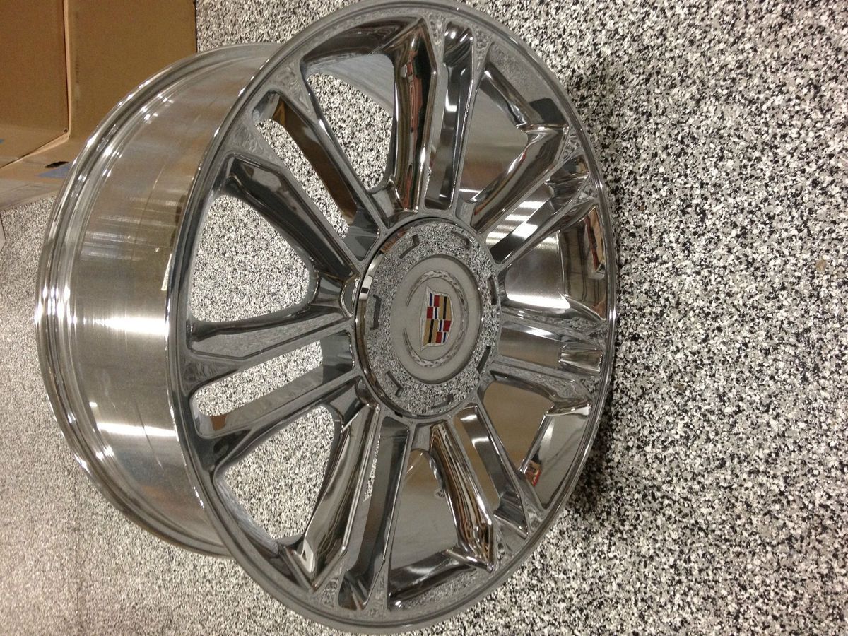 Escalade Platinum Factory Replica Chrome Wheels Rims 6x5 5 22x9