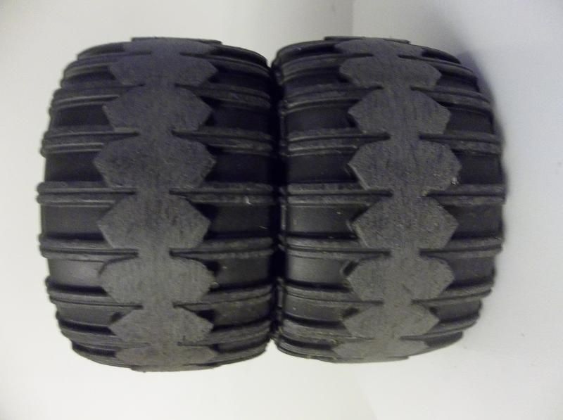 Power Wheels 6V Lil F150 Replacement Wheels Tires Pair