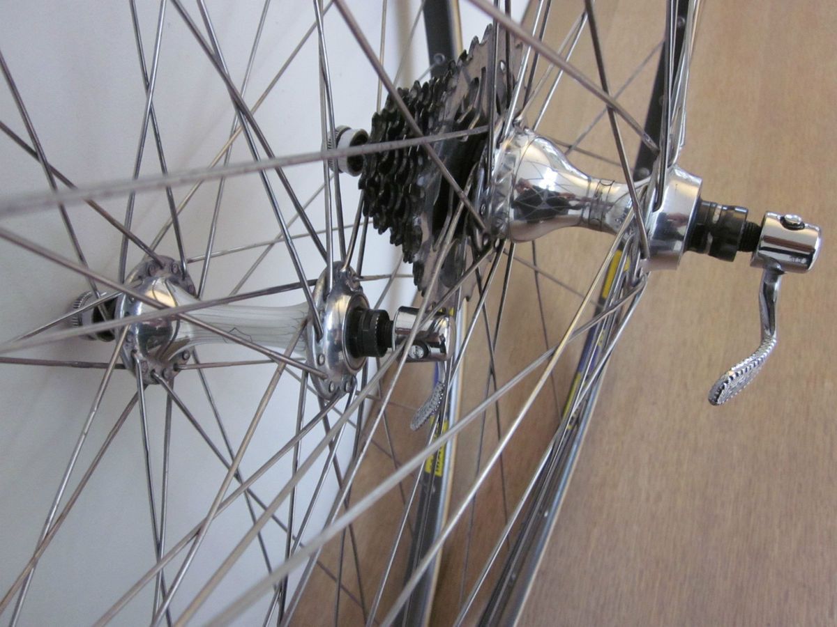 CAMPAGNOLO chorus athena c record era wheelset mavic gp4 tubular rims