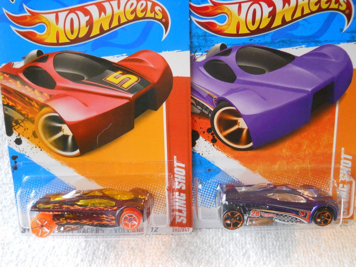 2012 HOT WHEELS #202 SLING SHOT THRILL RACERS VOLCANO+ BONUS 2011 ALL