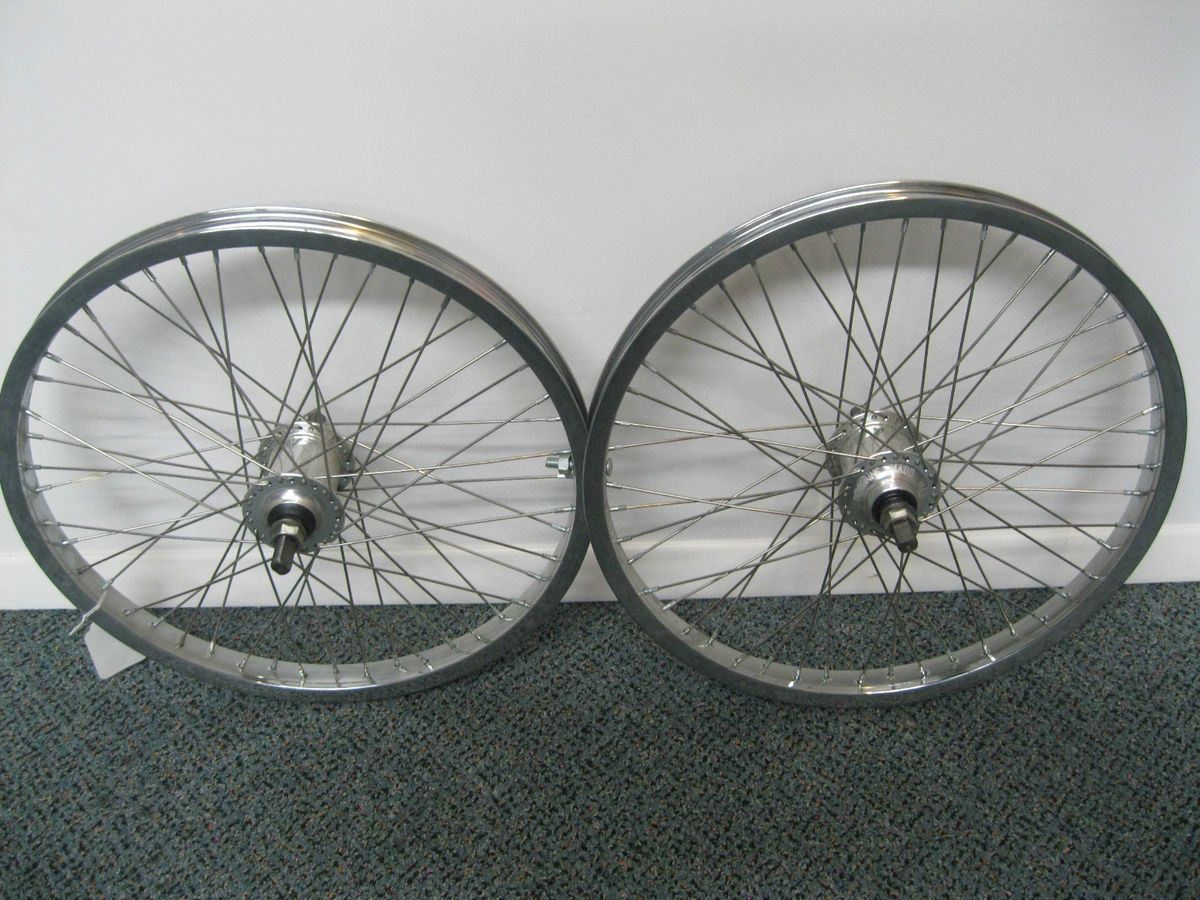 Of Vintage 20 Old School BMX Nos Peregrine hubs with Araya Chrome Rims