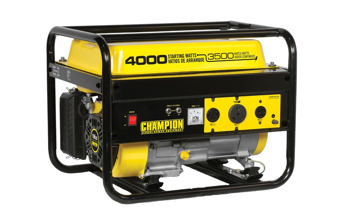 3500/ 4000 Watt Portable Gas Generator( No Wheels/ Not Carb Compliant