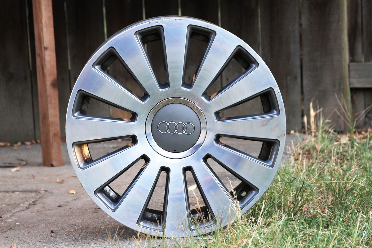 2003 2010 Audi A8 19 Wheel Rim 12 Spoke Polished Charcoal Factory