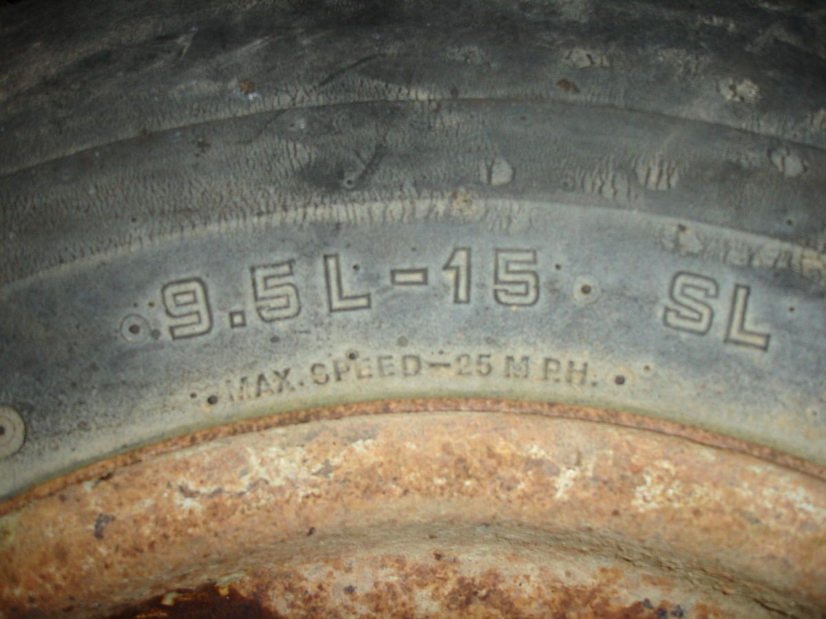 Ford 801 Front Tire and Rim