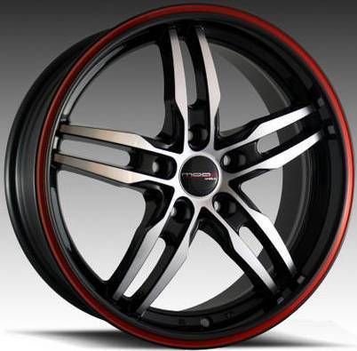 17x7 Mod Tech 509 Wheels 5x114 3 Rim Fit 5 Lug Eclipse