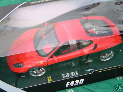 Hot Wheels Red Black RARE Ferrari F430