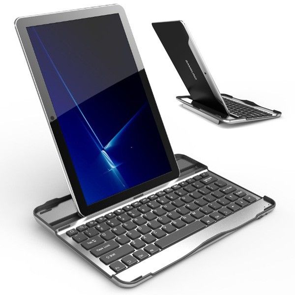 Aluminum Bluetooth Keyboard Case Stand for Samsung Galaxy Tab 10 1