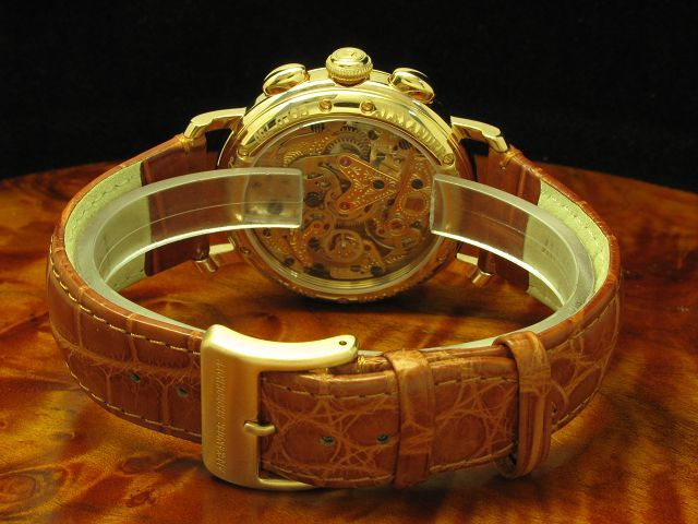 ALEXANDER SHOROKHOFF LEO TOLSTOI 18kt ROTGOLD CHRONOGRAPH MONDPHASE